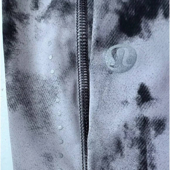 Lululemon Wunder Train High-Rise Crop 23" Tie Dye Graphite sz.4 - Picture 8 of 11